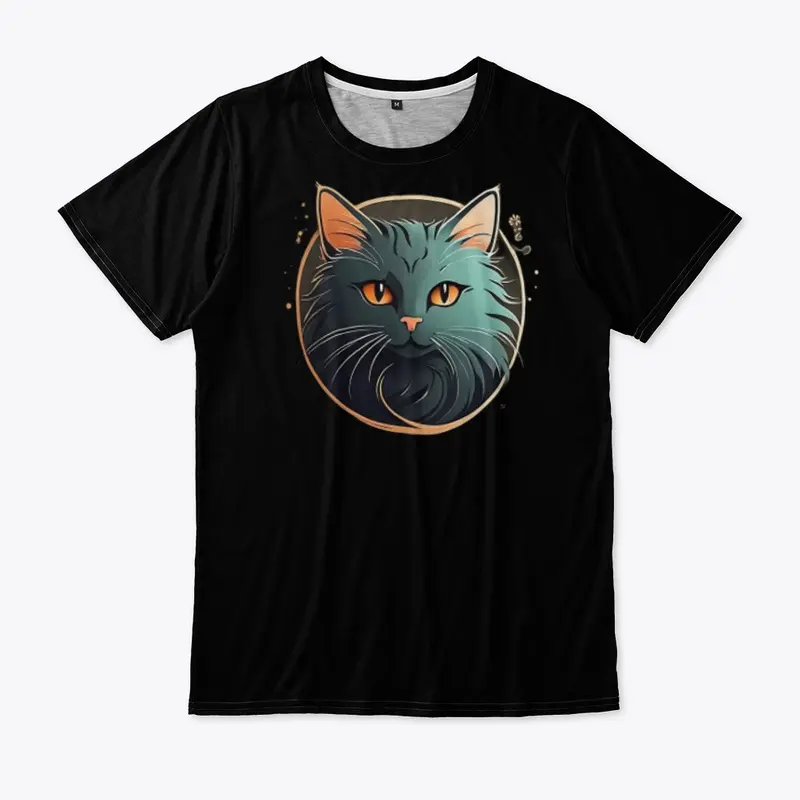 Whisker Whimsy Feline Fashion Tee