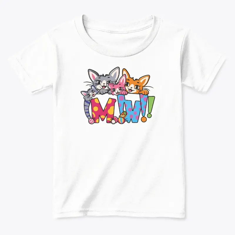 Playful Cat T-Shirt for Kids