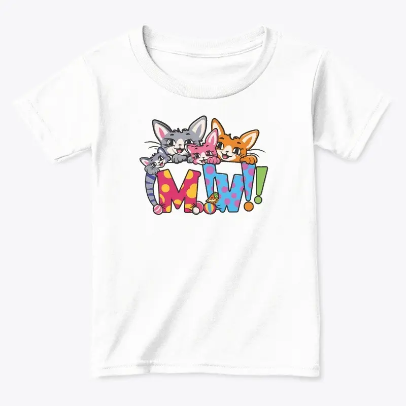 Playful Cat T-Shirt for Kids