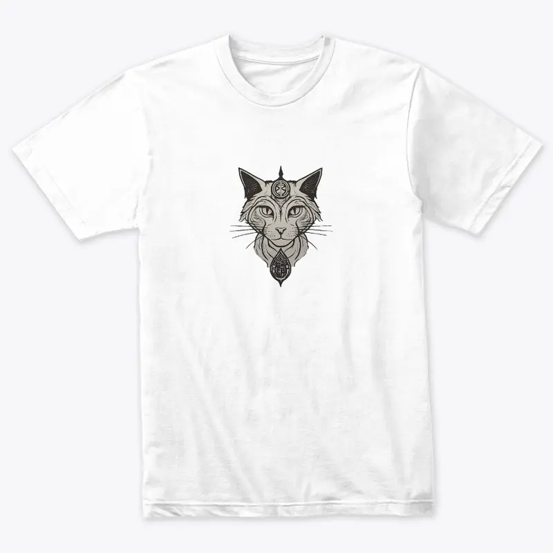 Mystical Cat Symbols Tee